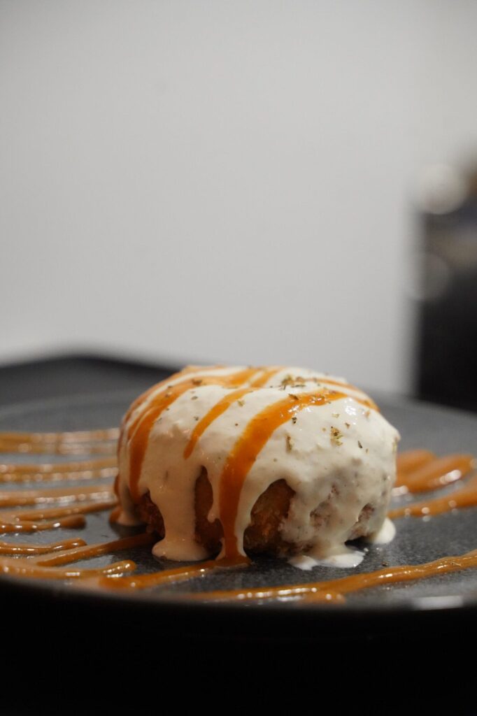 Plato de la temporada en La Josefita, cocina de mercado en Ibiza
